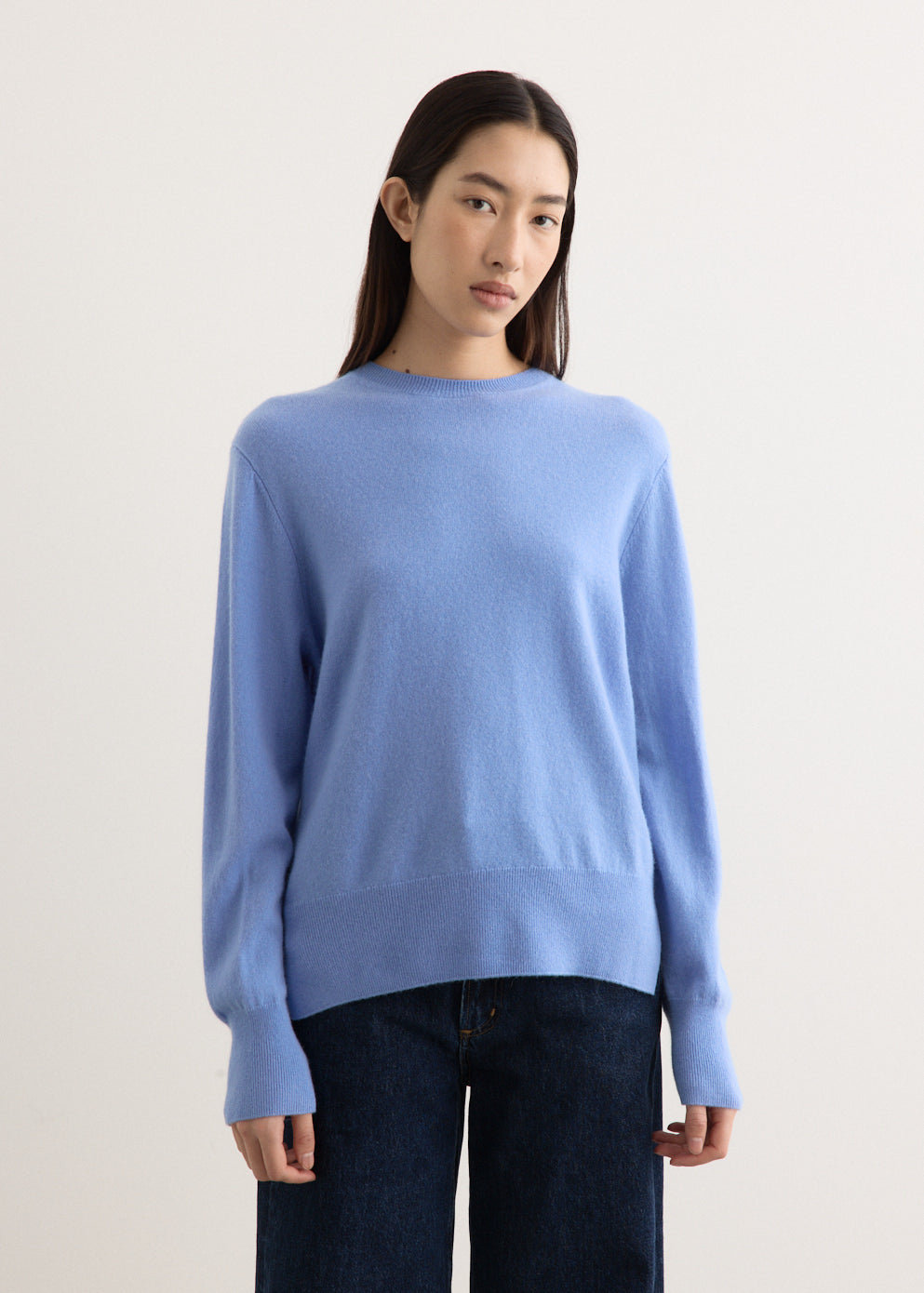 Crew Neck Cashmere Knit