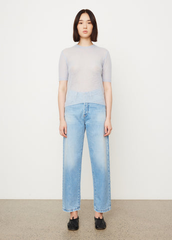 Kid Mohair Knit T-Shirt