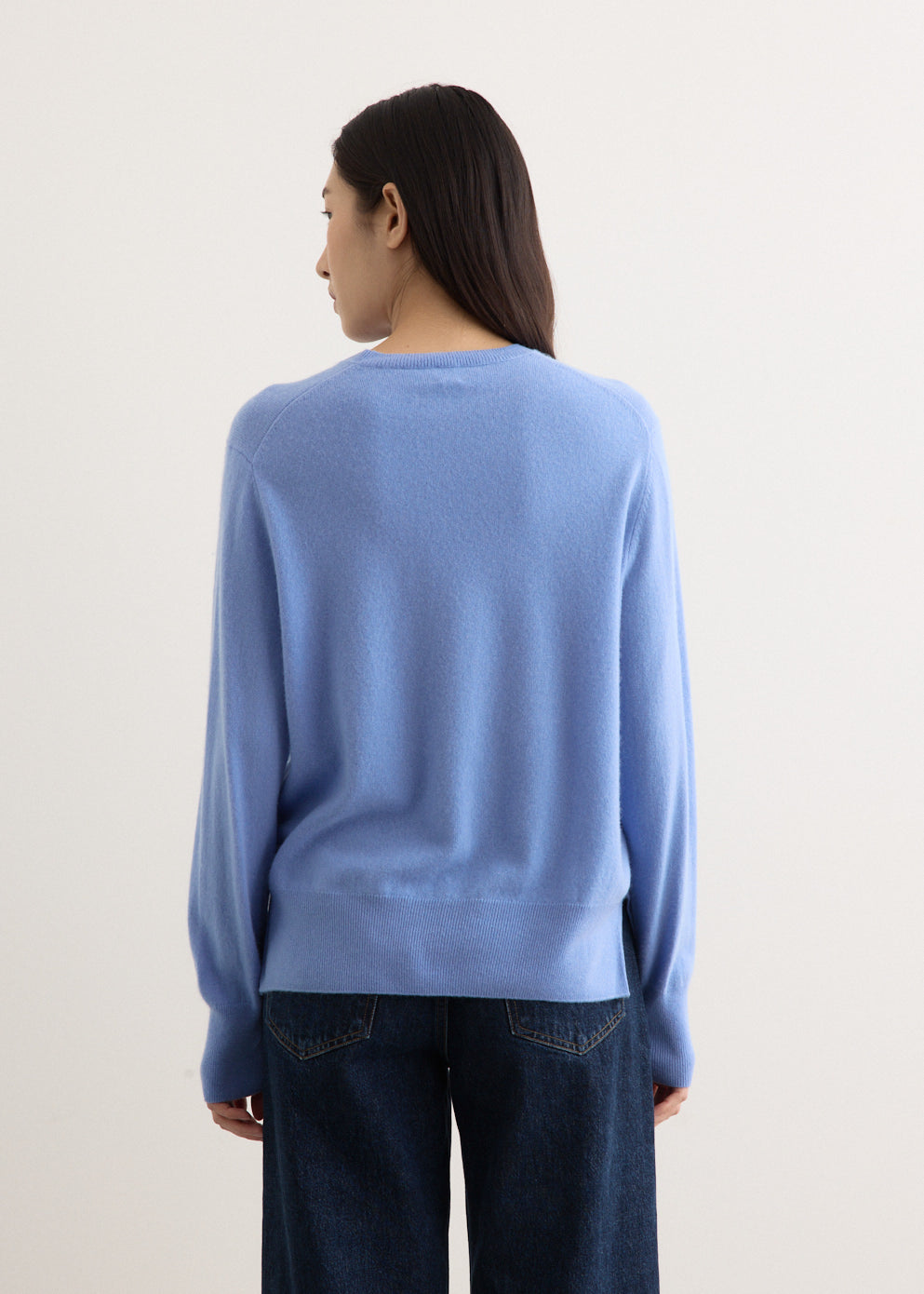 Crew Neck Cashmere Knit
