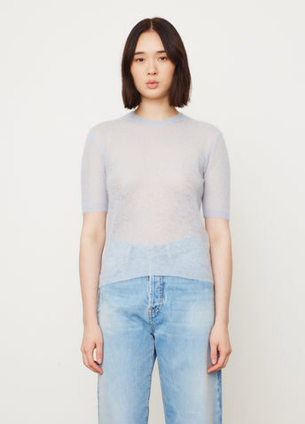 Kid Mohair Knit T-Shirt