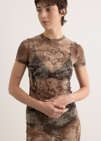 Mesh Short Dress