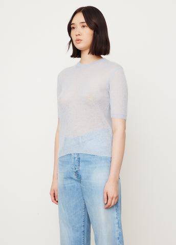 Kid Mohair Knit T-Shirt