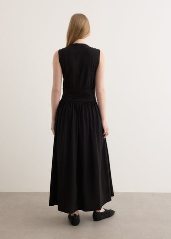 Sleeveless Cotton T-Shirt Dress