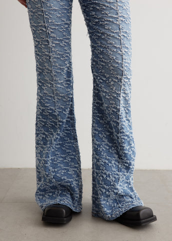 Agnes Damaged Bell Denim Jeans