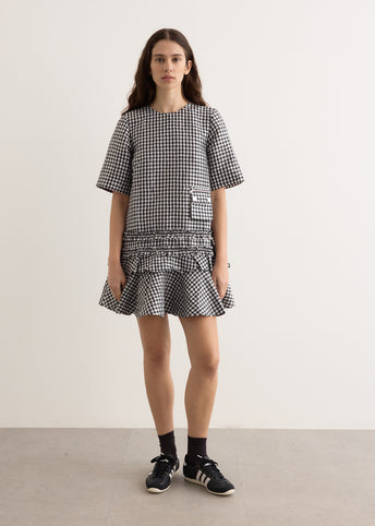アンドマリー belle checked dress am0521 s ファッション andmary belle checked dress