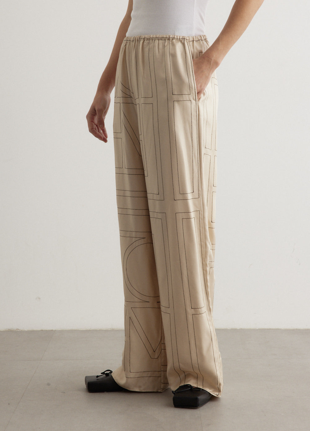 Monogram Silk Pyjama Bottoms