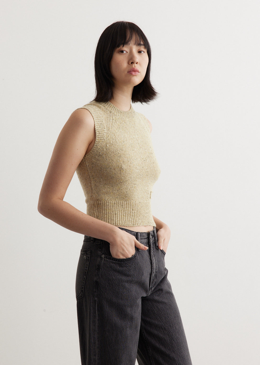 Ami Sleeveless Sweater