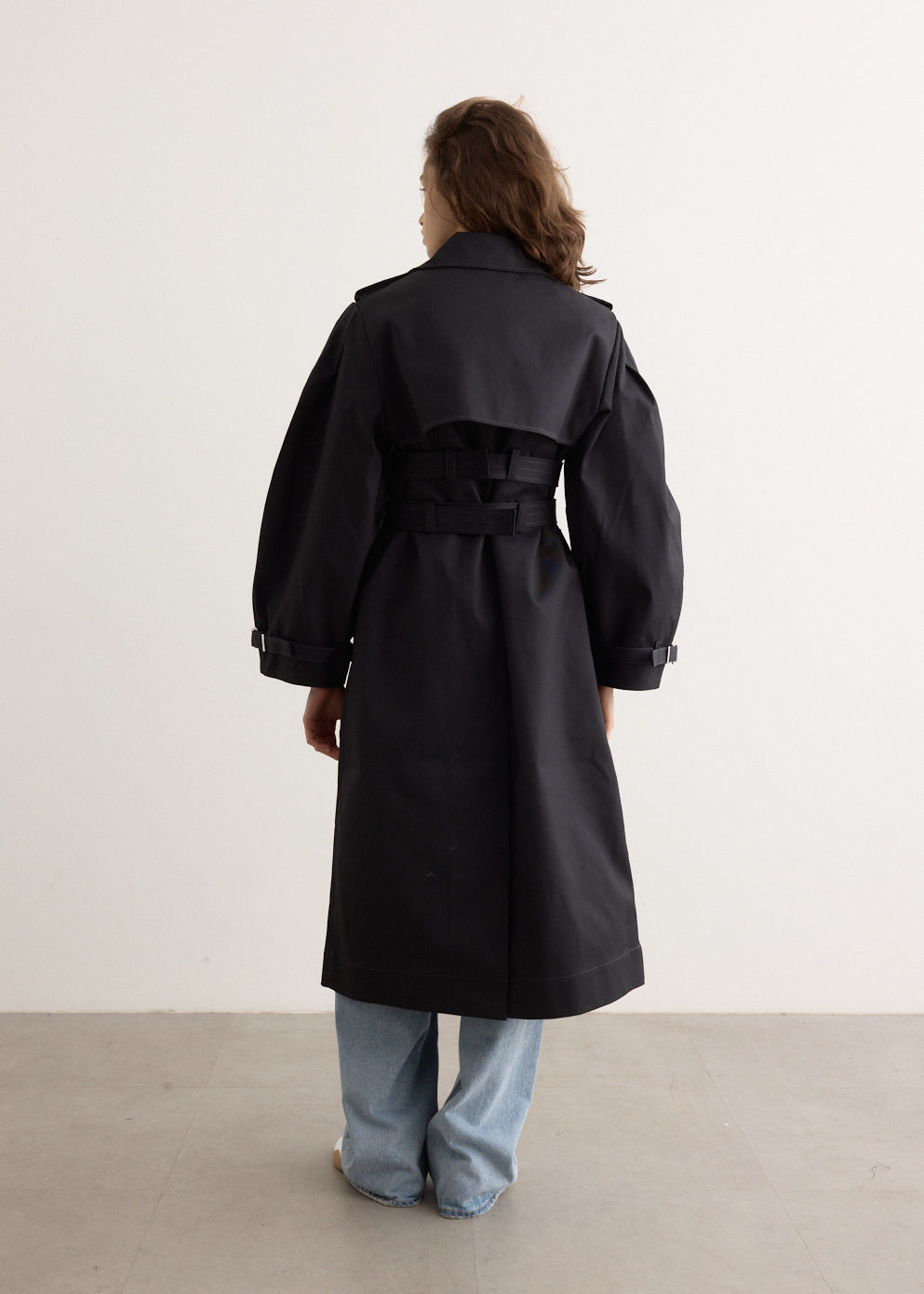 Bonded Cotton Trench Coat
