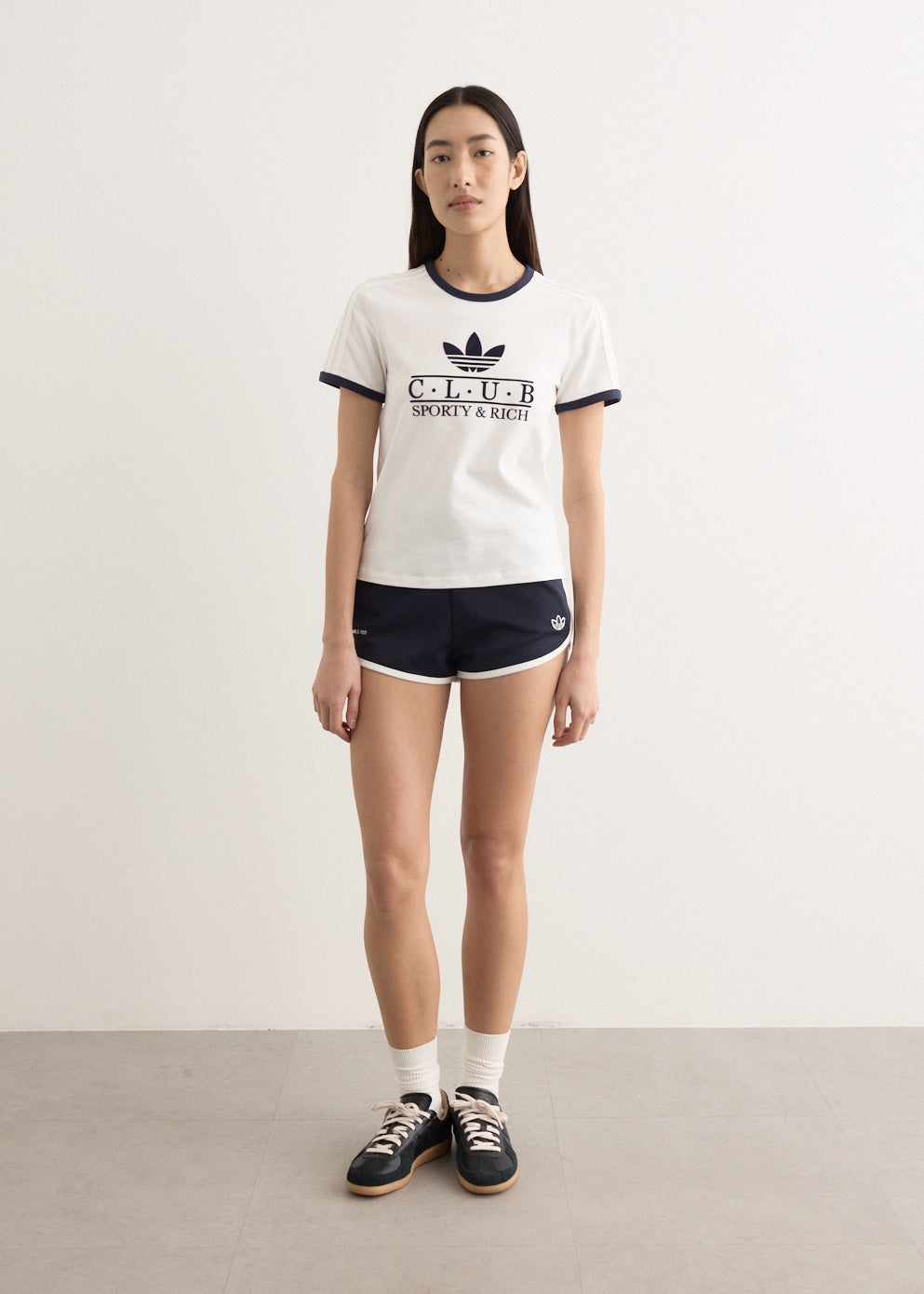 ☆関税込☆adidas☆SPORTY/RICH X ADIDAS T-SHIRT(W)☆ (adidas