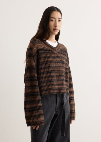 Adore Cropped V-Neck Jumper