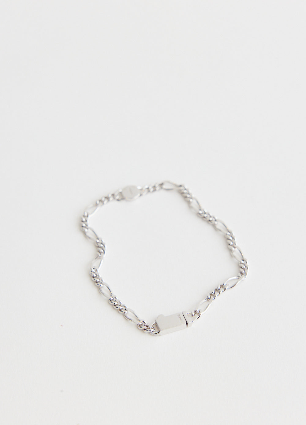 Side Pendant Figaro Chain Bracelet
