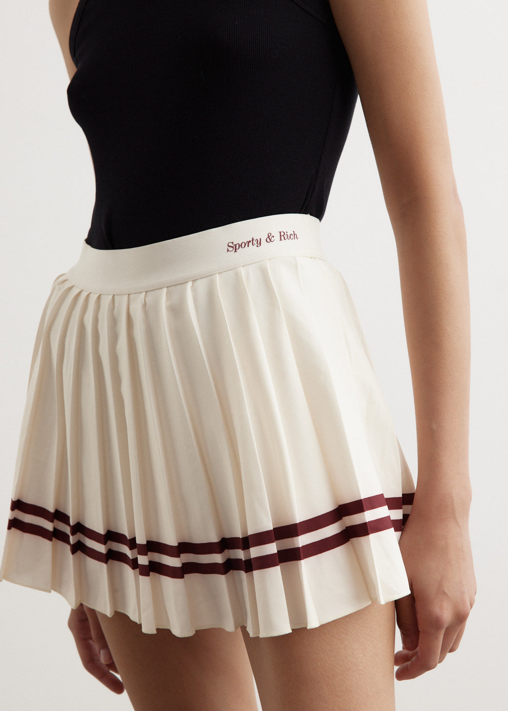 Classic Logo Pleated Skirt