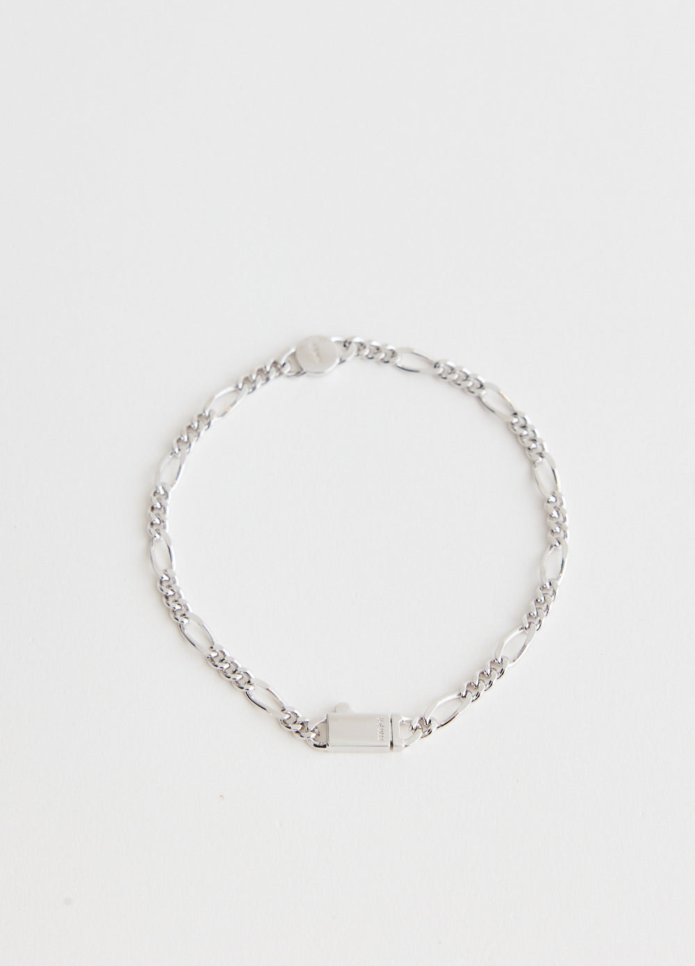 Side Pendant Figaro Chain Bracelet