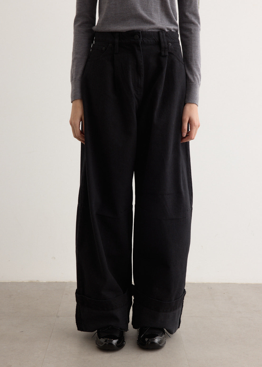 Wide Leg Puddle Jeans