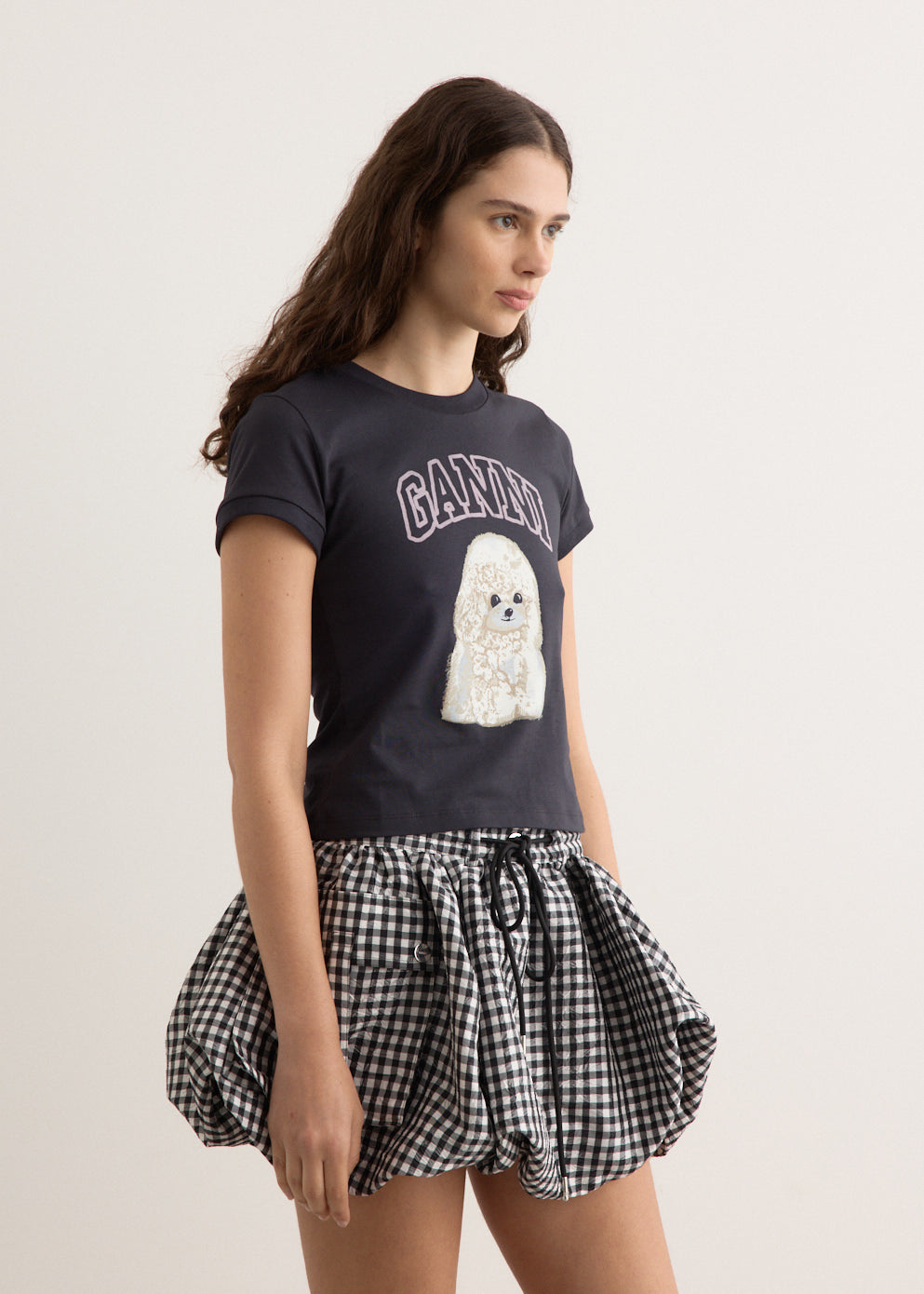 Basic Cotton Jersey Poodle Baby Fit T-Shirt
