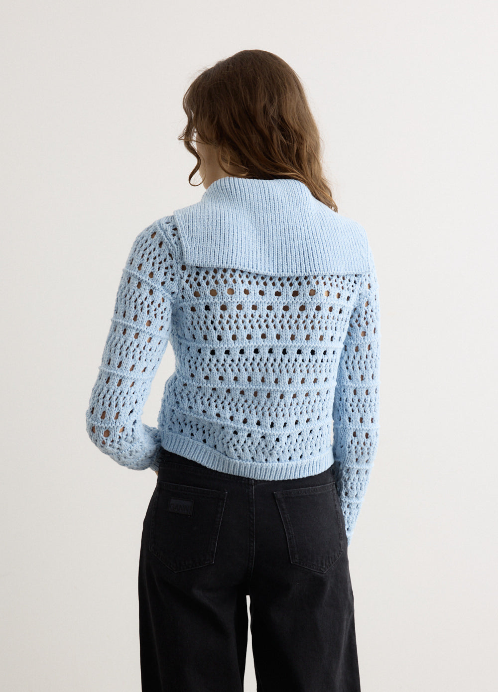 Cotton Mix Tie String Cardigan