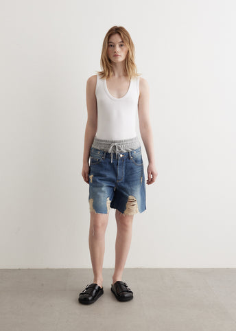 ■ANDERSSON BELL■ Denny Sweat Waist Damage Shorts apa718wWA MUSINSA | ANDERSSON BELL FOR WOMEN Denny Sweat Waist Damage