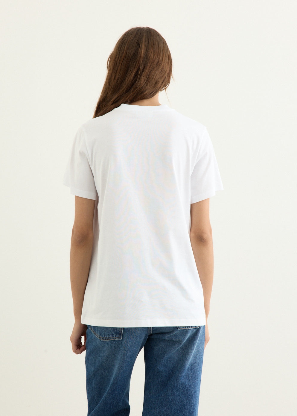Basic Cotton Jersey Boots Print T-Shirt
