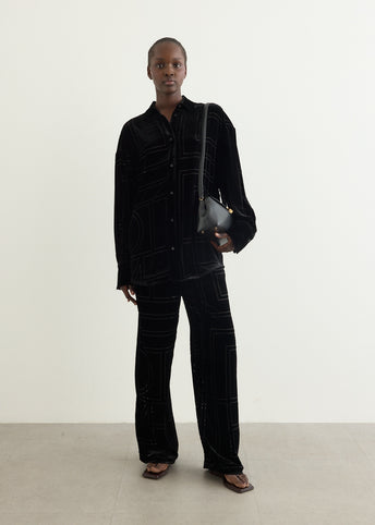 Oversized Devore Shirt