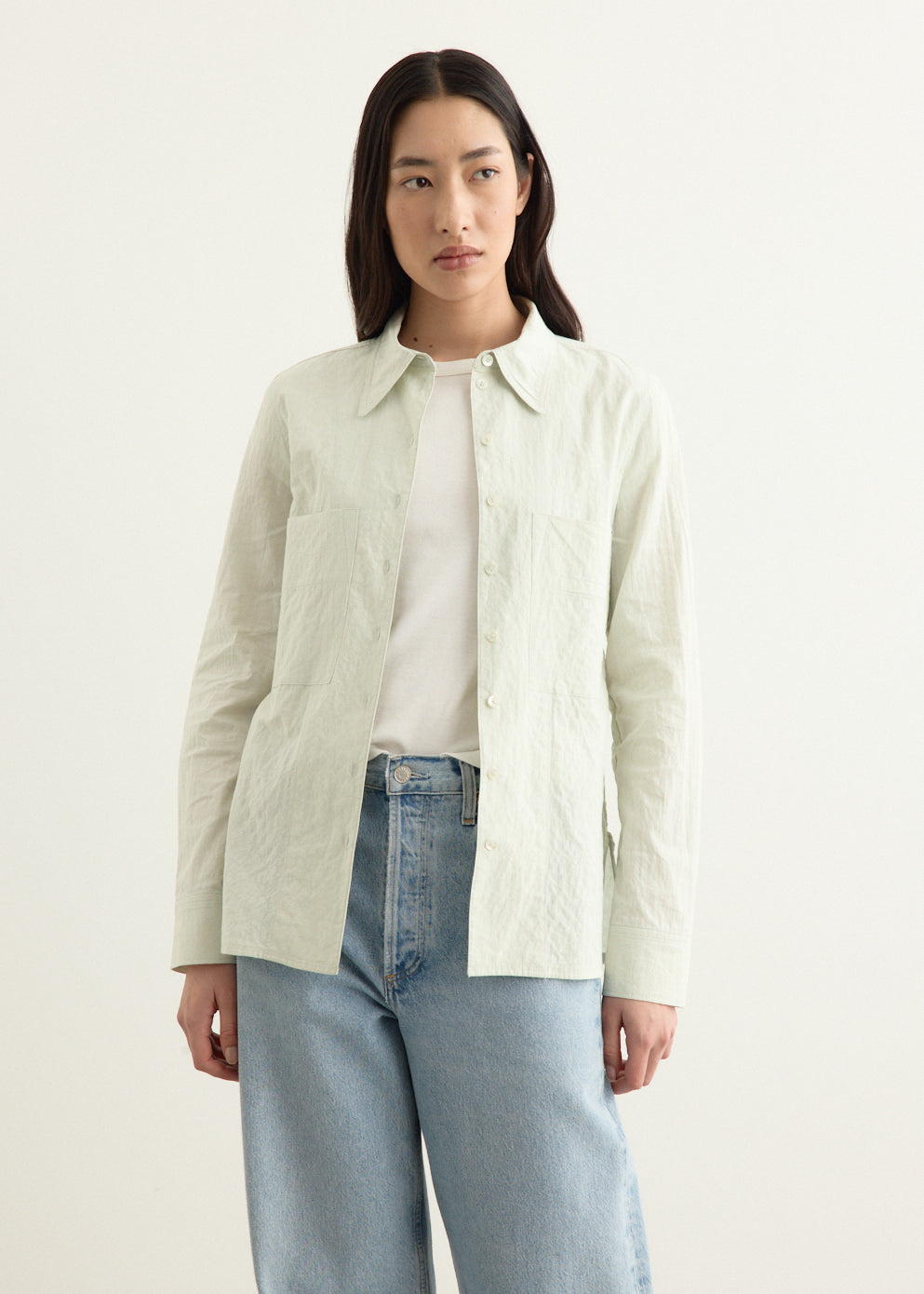 Crumpled Slim-Fit Shirt