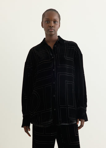 Oversized Devore Shirt