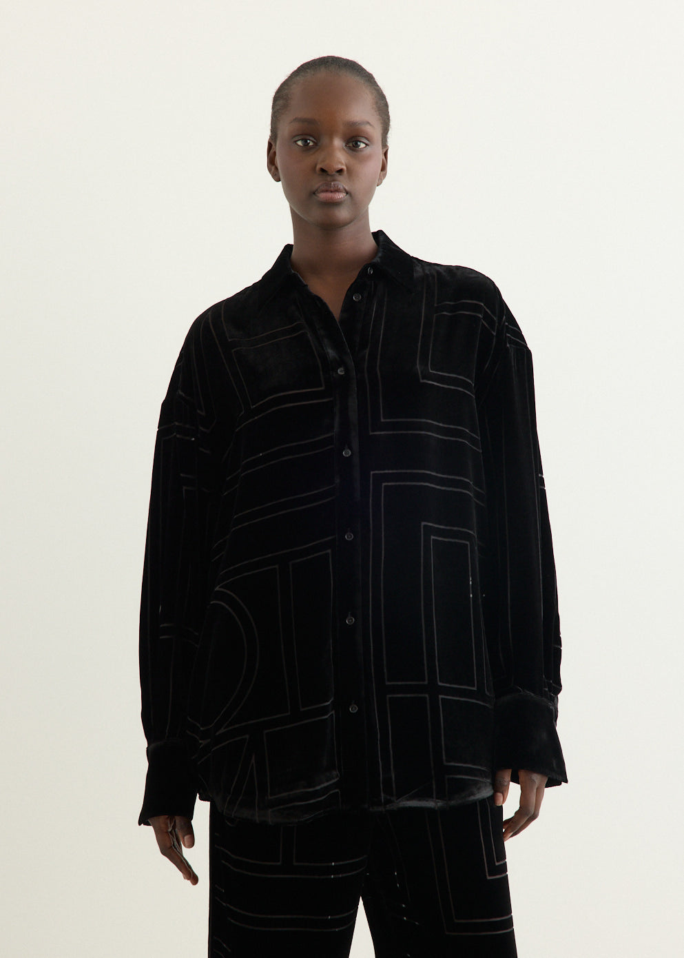 Oversized Devore Shirt