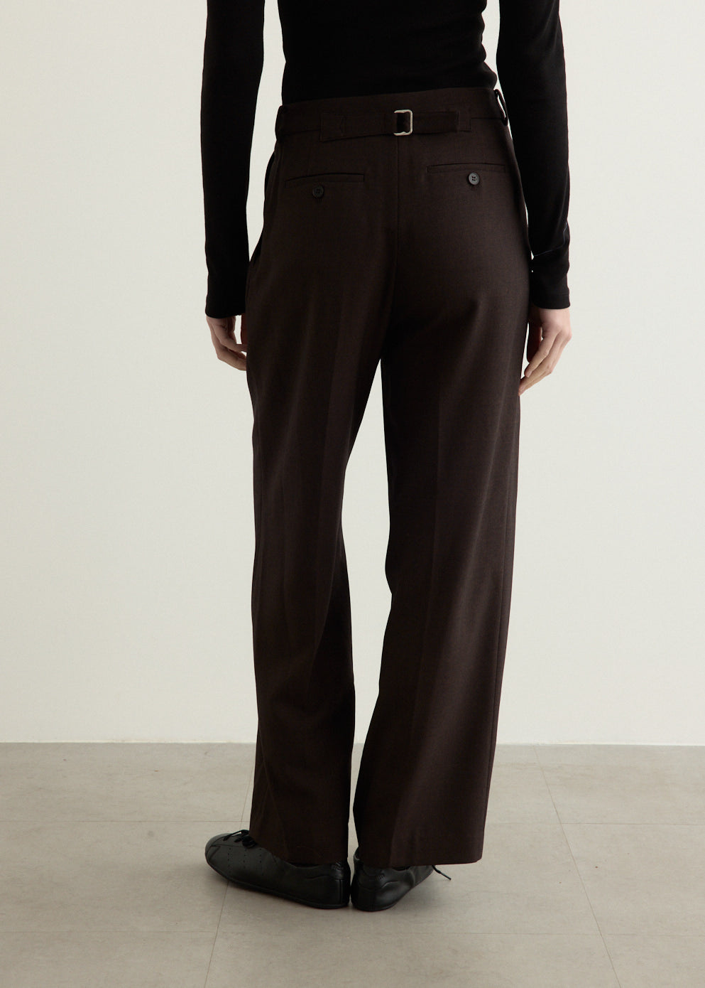 Belted Point Trousers