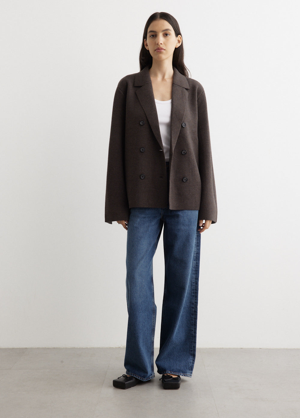 Knitted Wool Blazer