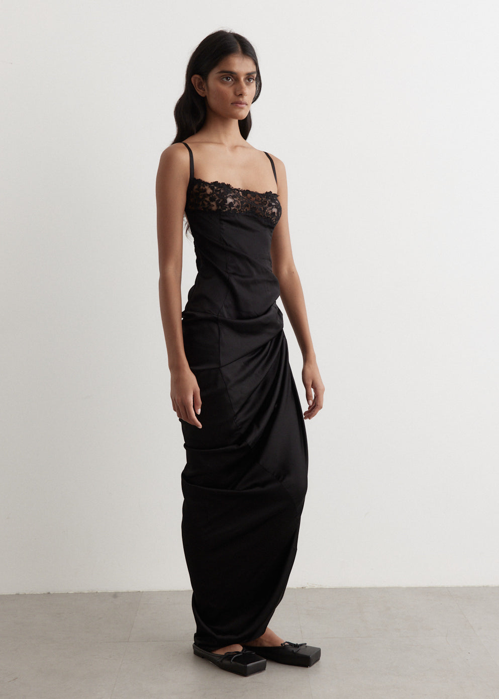 La Saudade Longue Brodée Dress