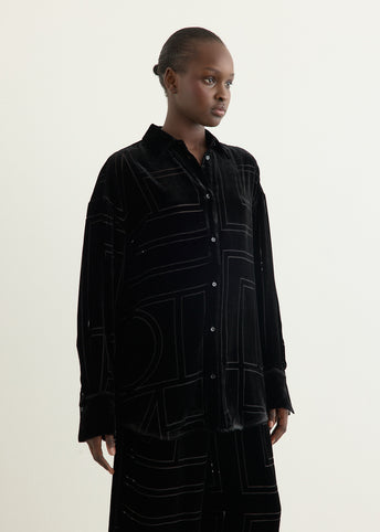 Oversized Devore Shirt