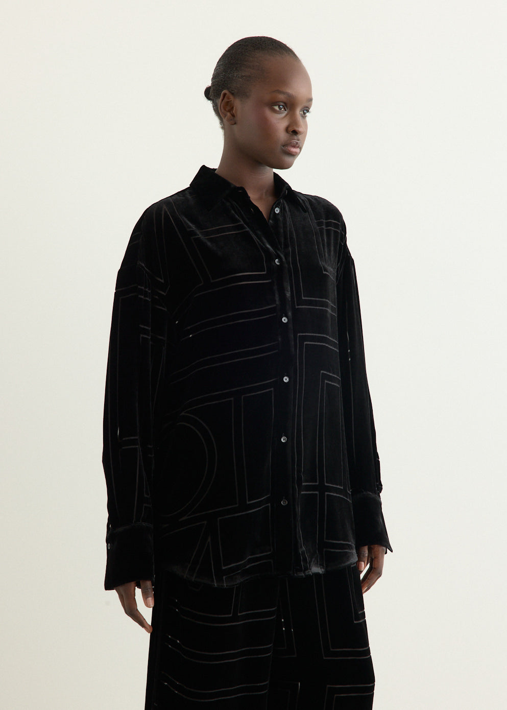 Oversized Devore Shirt