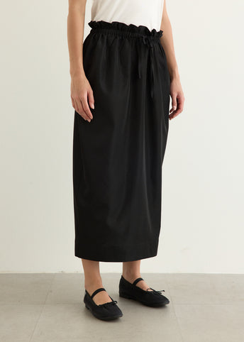 Gathered Waist Tulip Skirt