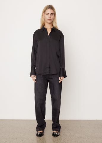 Vapor Longline Silk Shirt