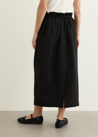 Gathered Waist Tulip Skirt