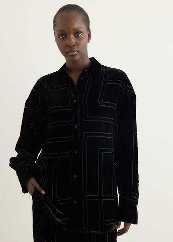 Oversized Devore Shirt