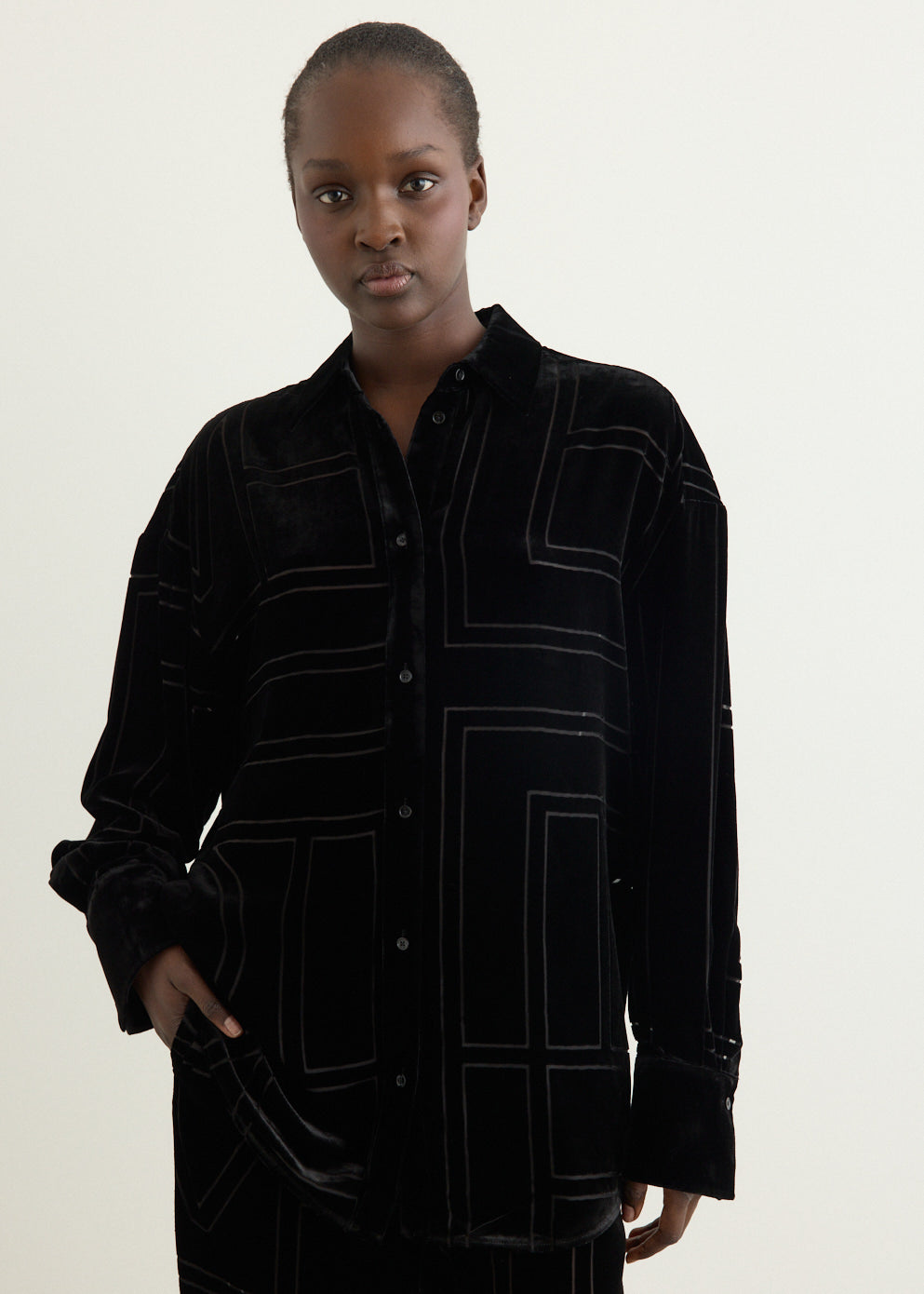 Oversized Devore Shirt