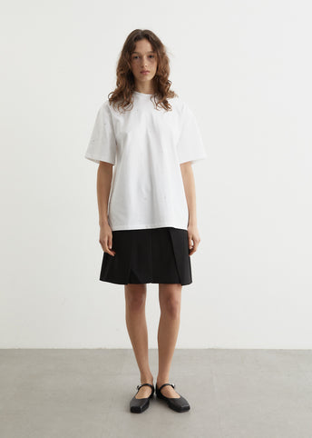 Heavy Cotton Drop Shoulder Rhinestone T-Shirt