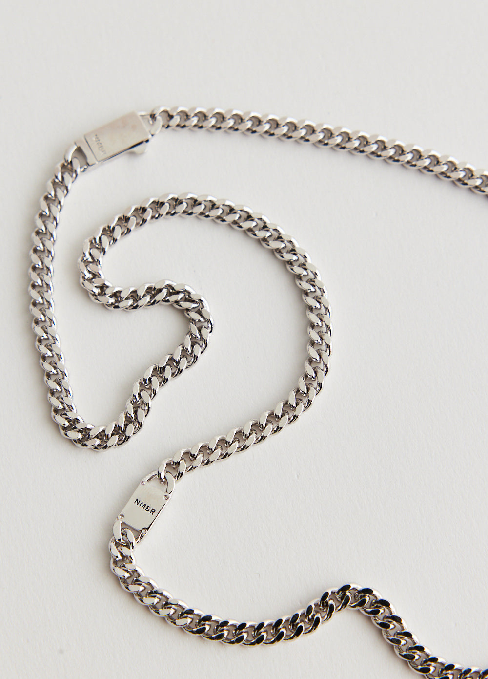 Side Pendant Curb Chain Necklace