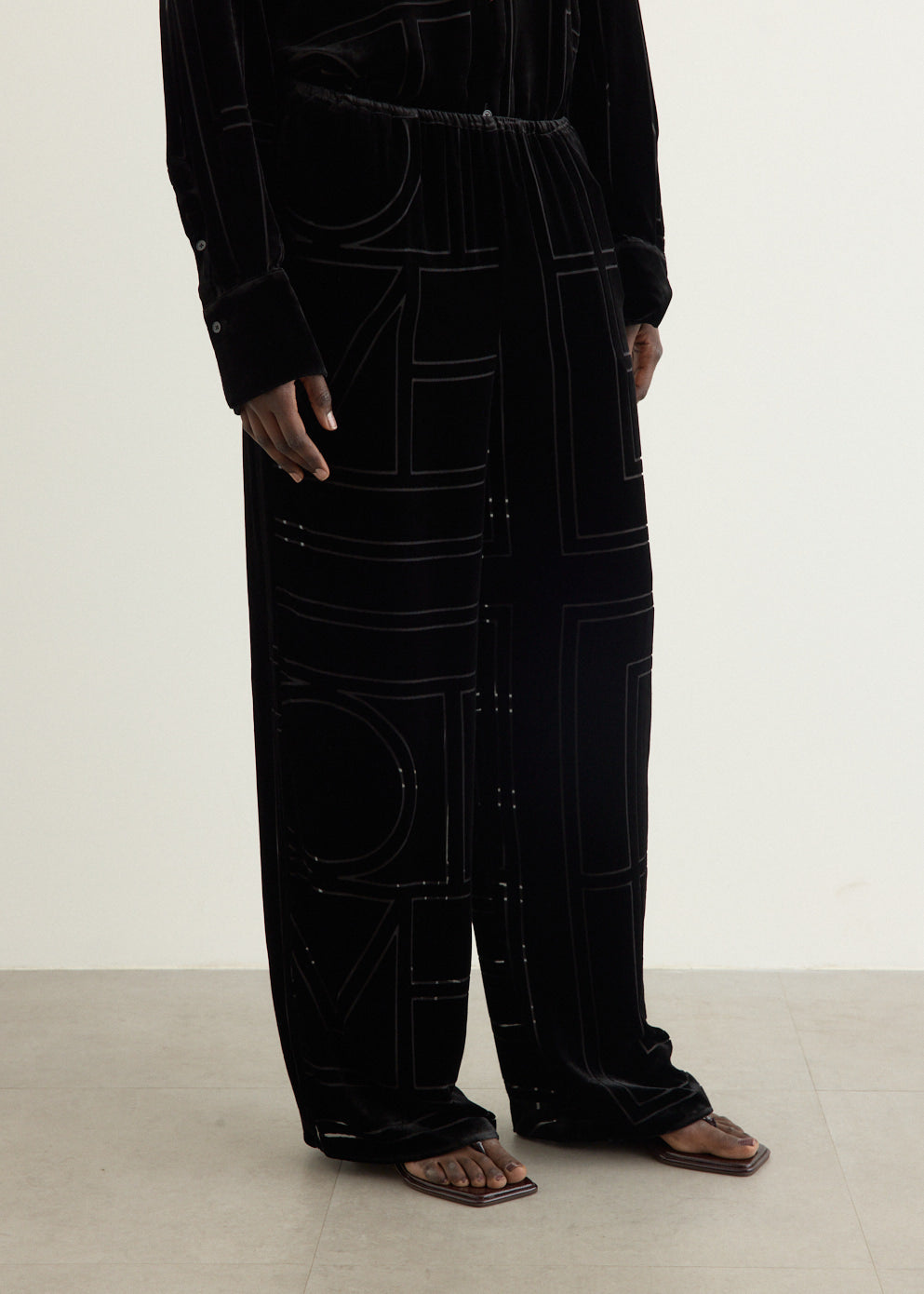 Monogram Devoré Pj Pants