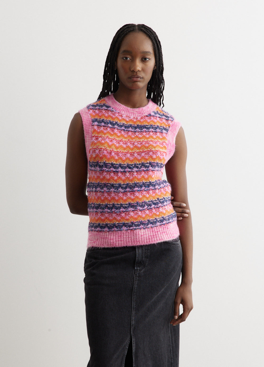 Candy Crew-Neck Vest