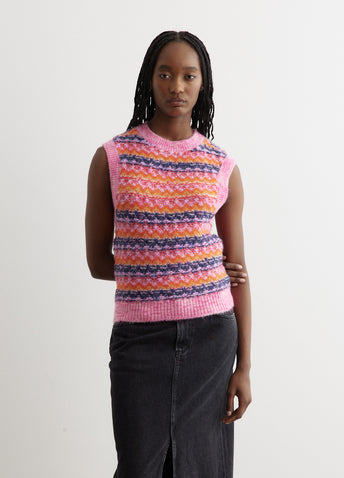 Candy Crew-Neck Vest