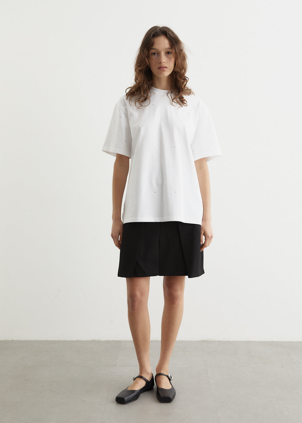 Light Twill Suiting Skirt
