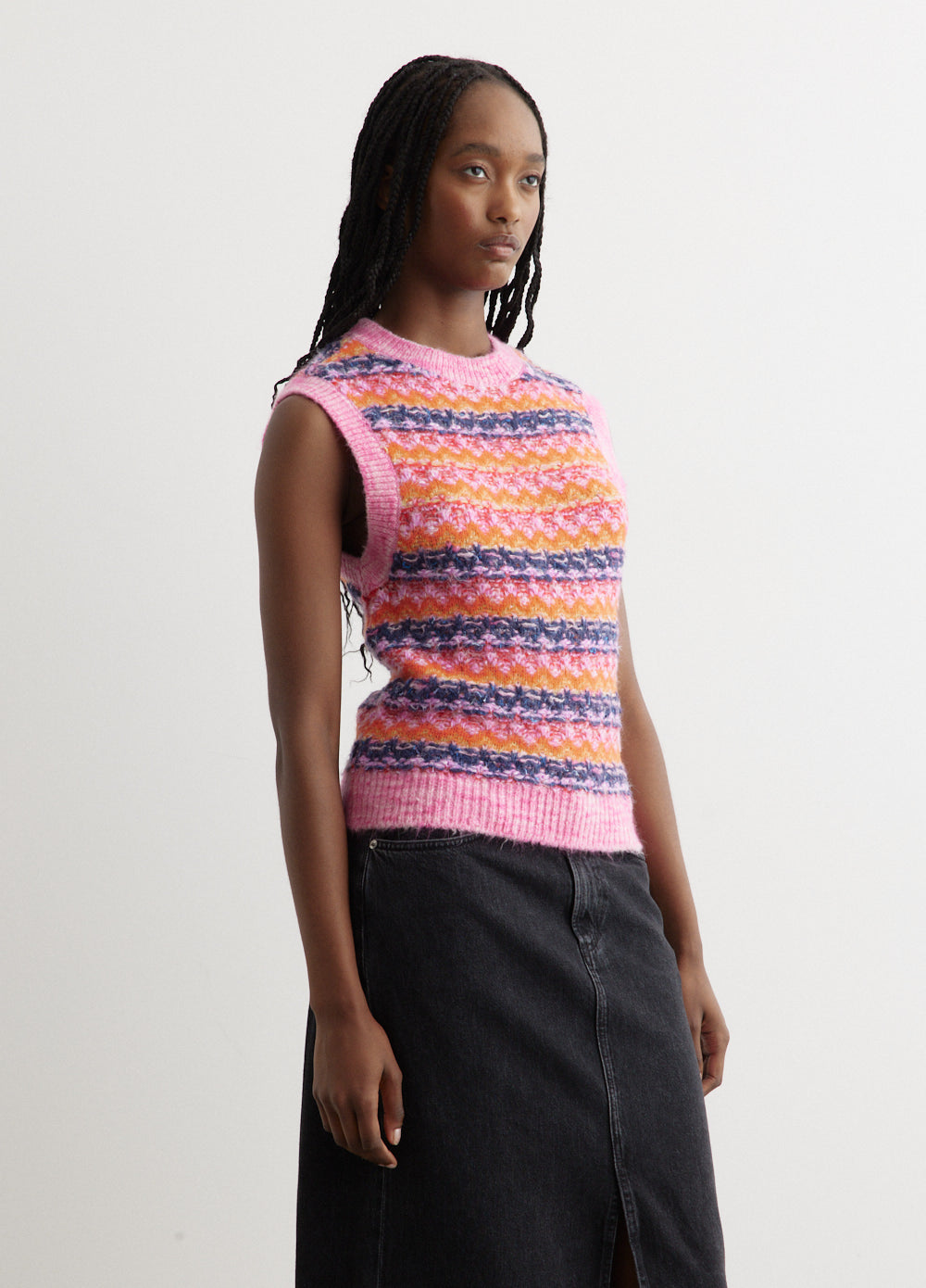 Candy Crew-Neck Vest