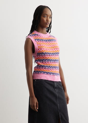 Candy Crew-Neck Vest