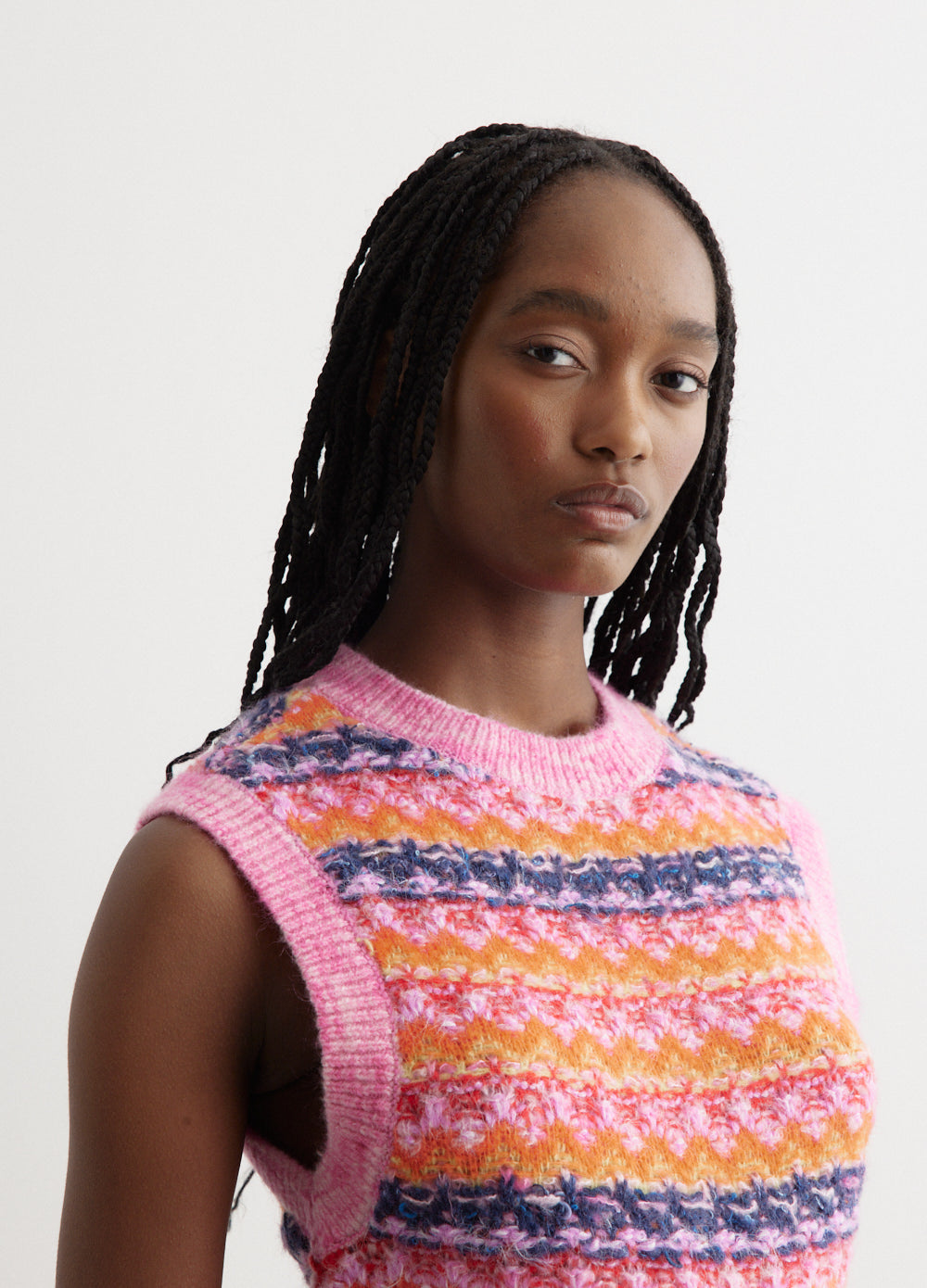 Candy Crew-Neck Vest