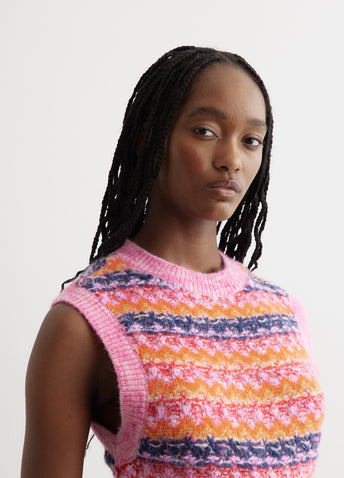 Candy Crew-Neck Vest