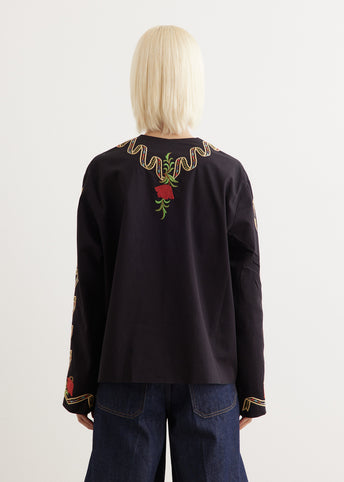 Ribbon Hollyhock Jacket
