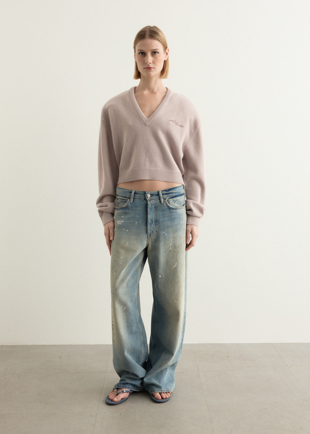 Wool V-Neck Sweater