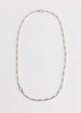 Side Pendant Figaro Chain Necklace