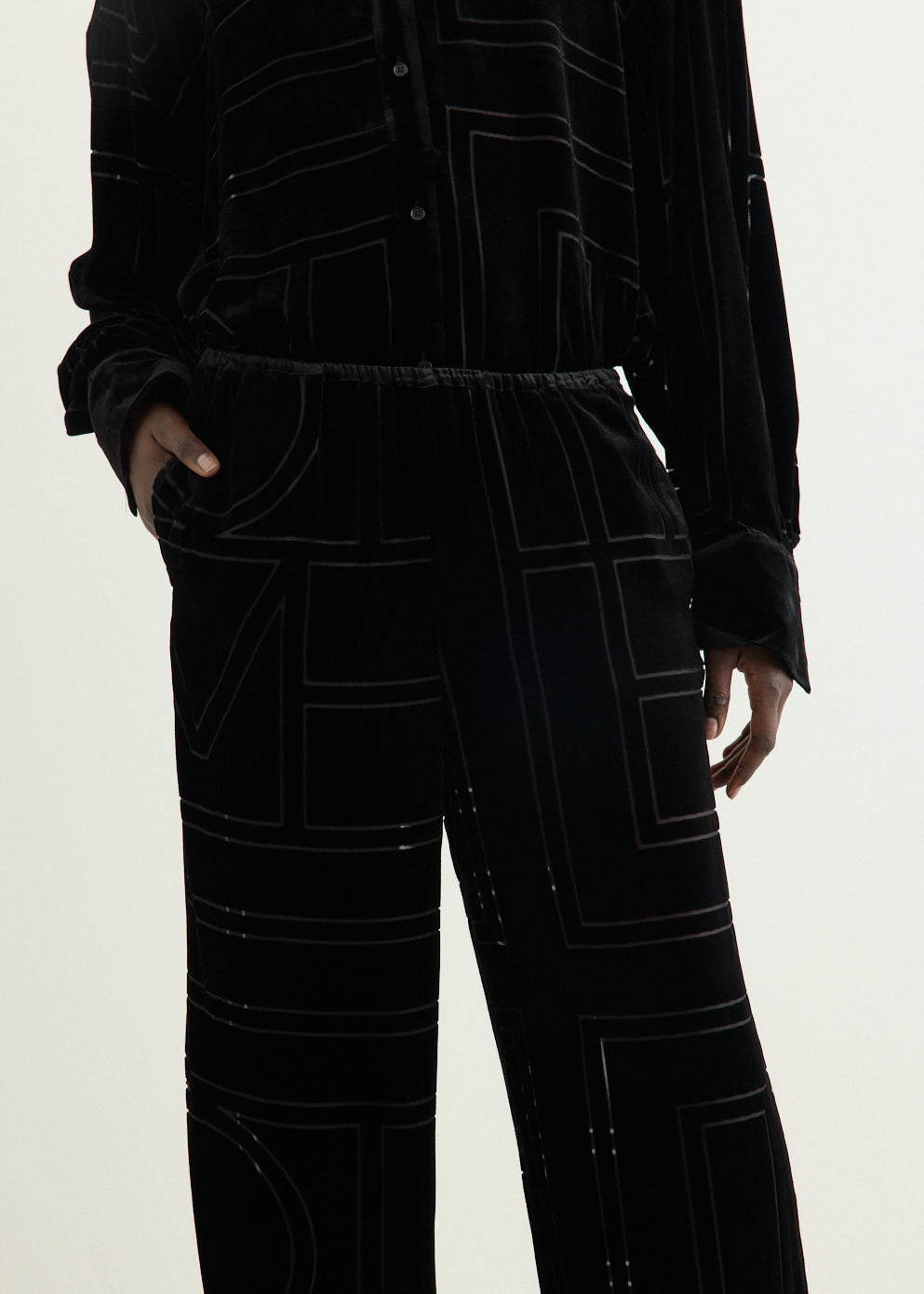 Monogram Devoré Pj Pants